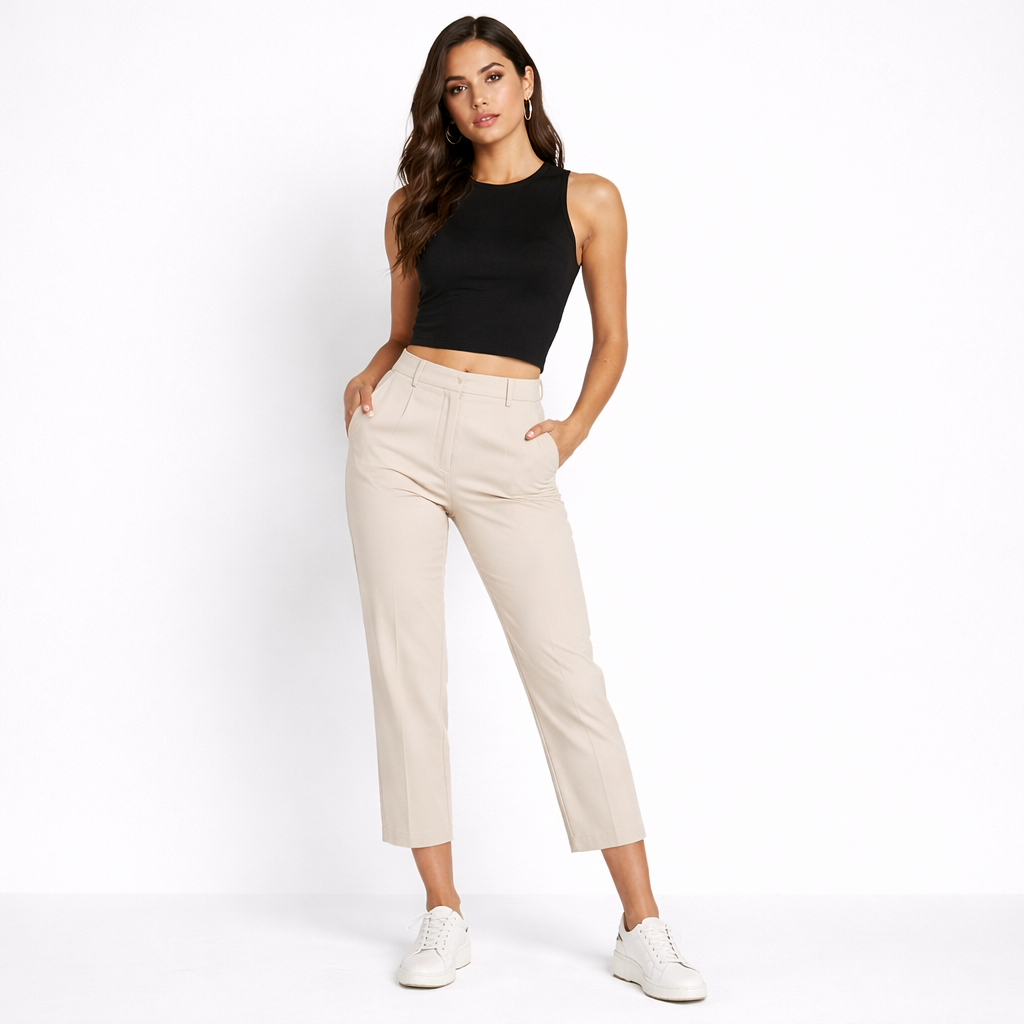 Calça Feminina Alfaiataria Comfort