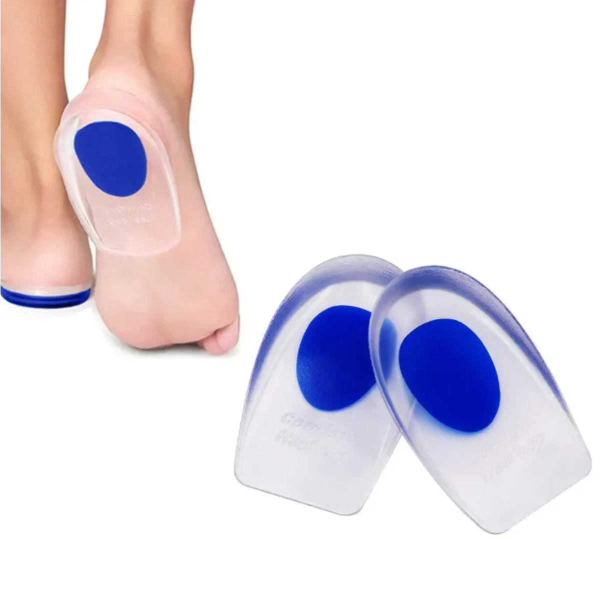 Protetor de Calcanhar em Silicone FootCare Haltly – Conforto e Alívio
