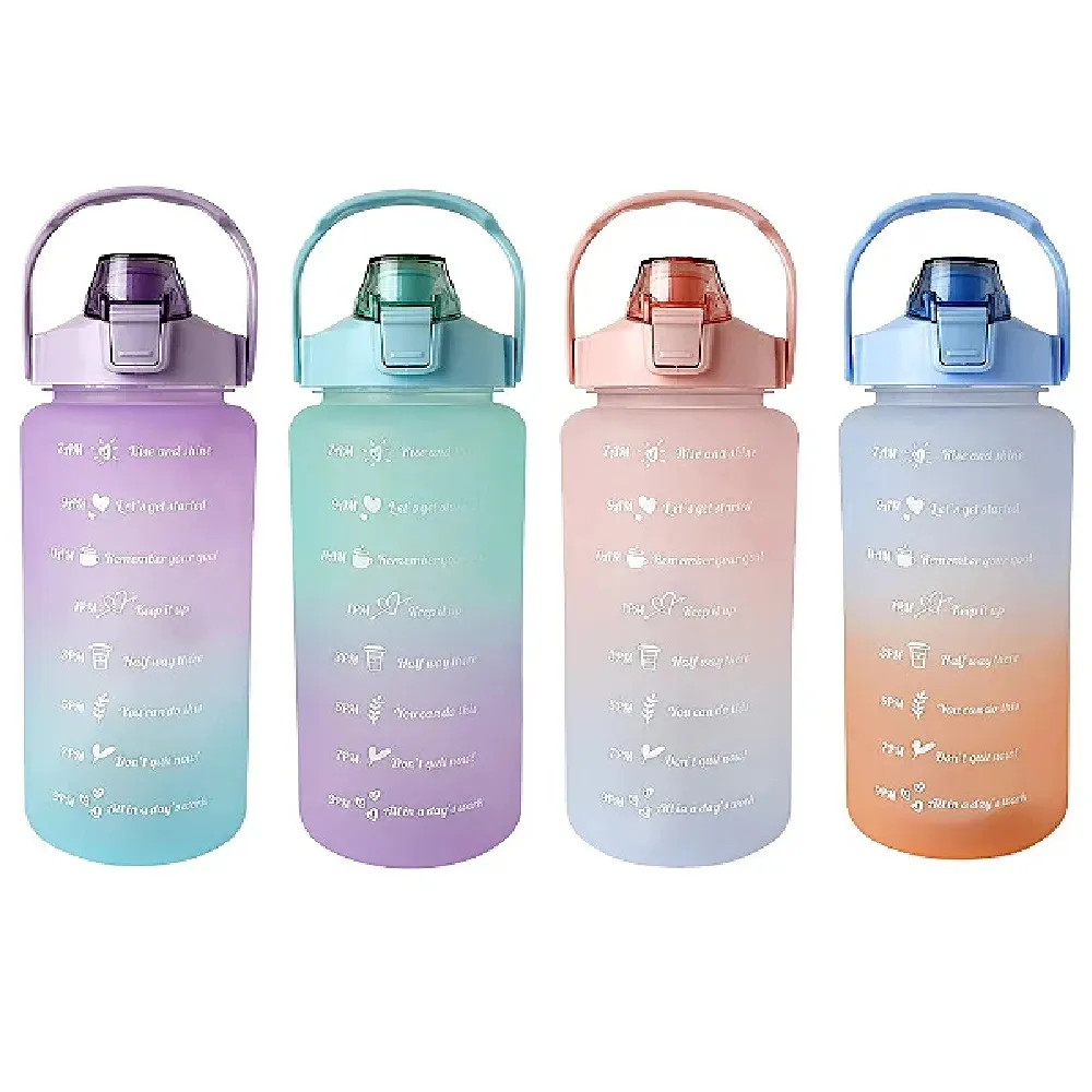Kit Garrafas Squeeze 2L, 1L, e 500ml - Todas as Ocasiões