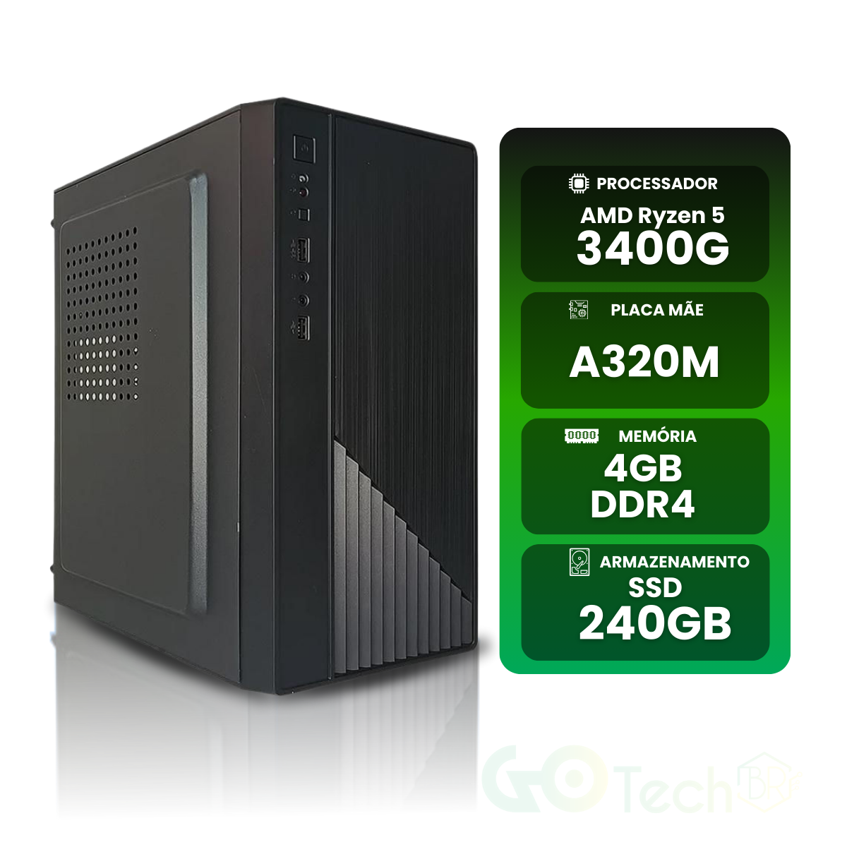 PC AMD Ryzen 5 3400G