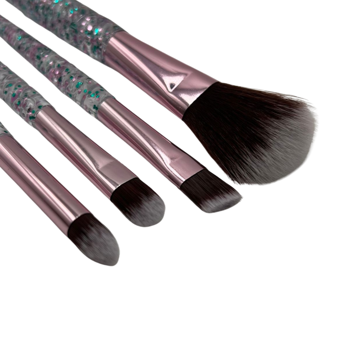 Kit de Pincéis com Cabo de Sereia – Beleza e Fantasia