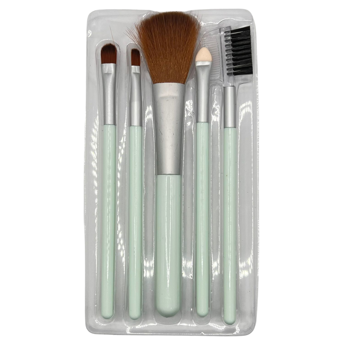 Kit de Pincéis Makeup Tools Meihao – 5 Peças Essenciais