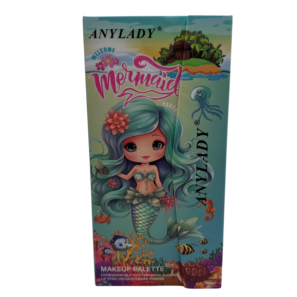 Paleta de Maquiagem Anyland - Cores Versáteis e Vibrantes MODELO:MERMAID