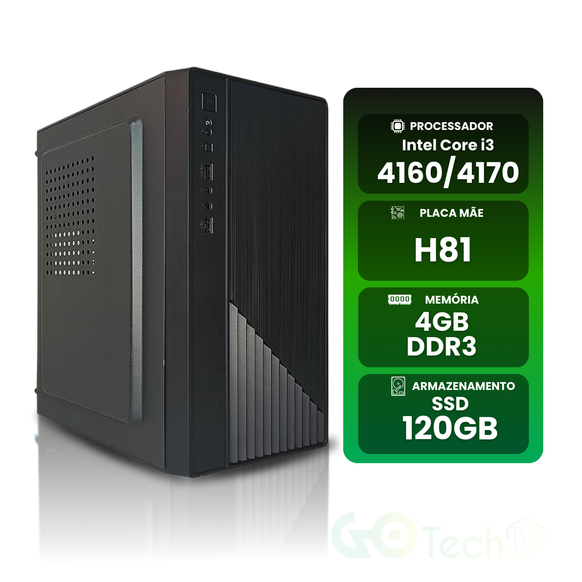 PC Intel i3 4160/4170 (4ª Geração)