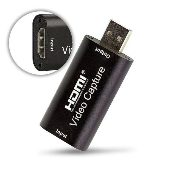 Placa de Captura HDMI x USB Knup Transmissão em Alta Definição